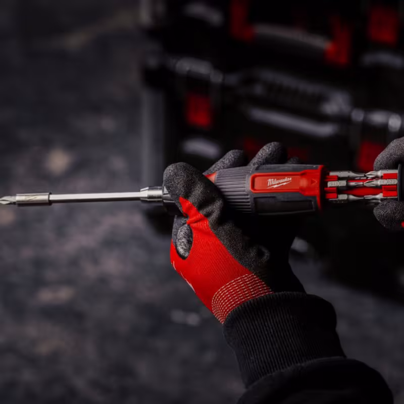 Отвертка-рукоятка HEX, PH, PZ, SL Milwaukee 4932480582, 15 предметов