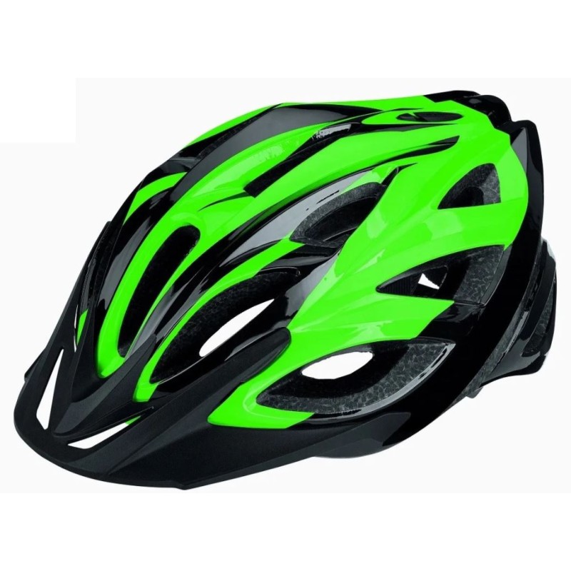 Велошлем Rapida XS-607, черный/зеленый, размер M-L