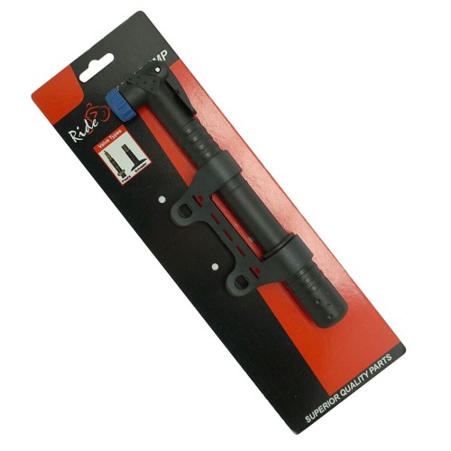 Насос портативный для велосипеда Ride Pump S294-A 22x240 мм, A/V, F/V