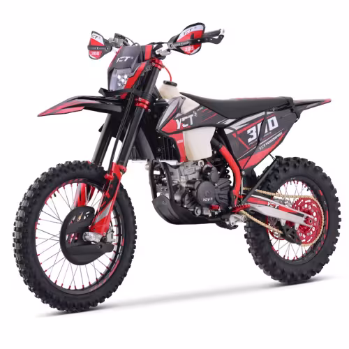 Мотоцикл эндуро Yacota Enduro NB300 21/18, черный/красный