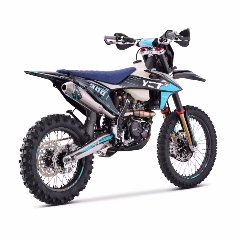 Мотоцикл эндуро Yacota Enduro NB300 21/18, черный/синий