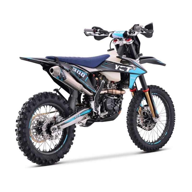 Мотоцикл эндуро Yacota Enduro NB300 21/18, черный/синий