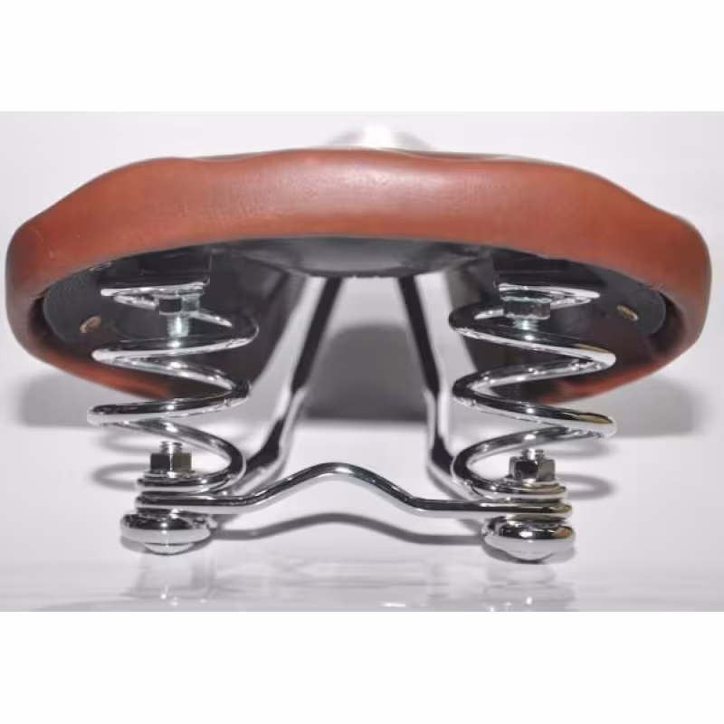 Седло велосипедное Velo VL-6067J Vintage Brown, 281x165 мм, коричневый