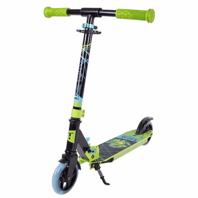 Самокат Tech Team Comfort Evolution 125 LUX, зеленый