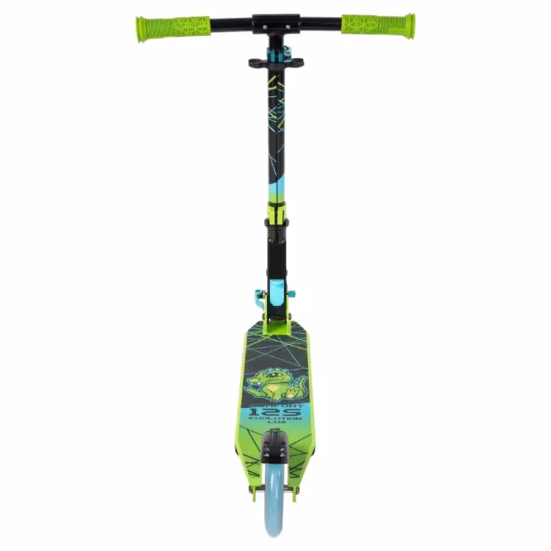 Самокат Tech Team Comfort Evolution 125 LUX, зеленый