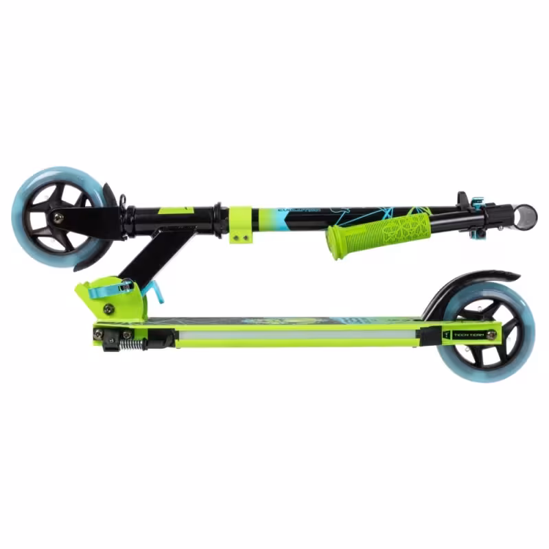 Самокат Tech Team Comfort Evolution 125 LUX, зеленый