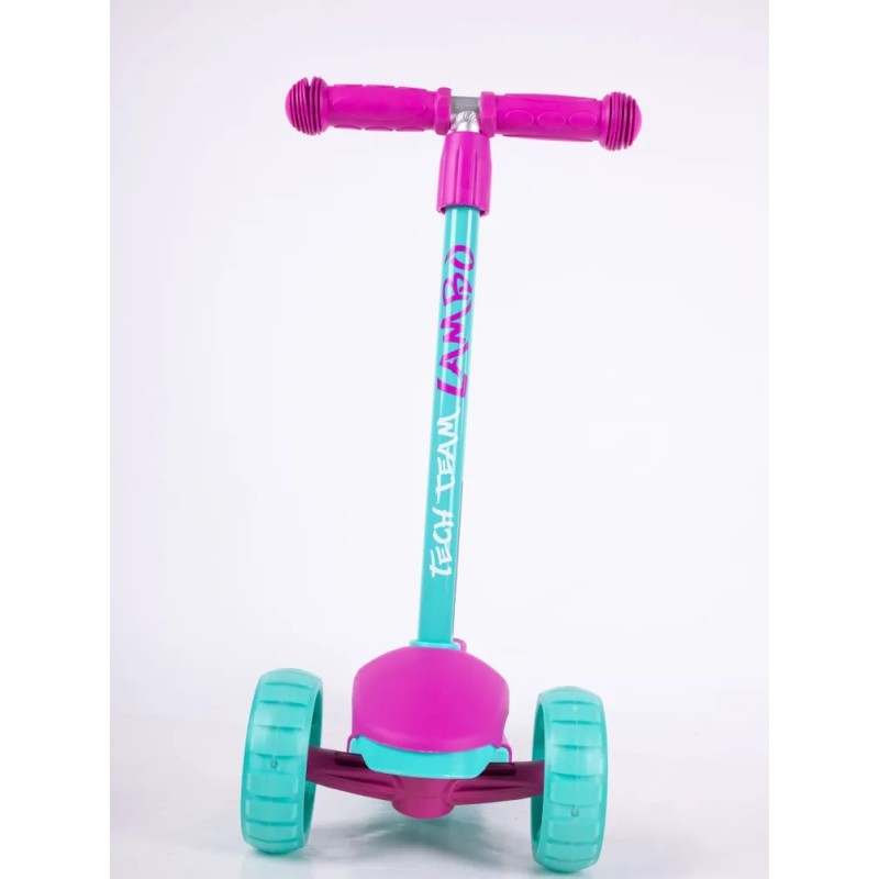 Самокат Tech Team Lambo, бирюзовый/розовый
