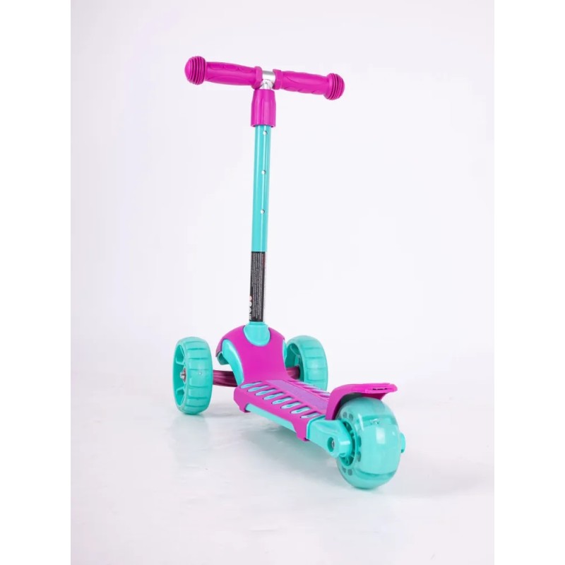 Самокат Tech Team Lambo, бирюзовый/розовый