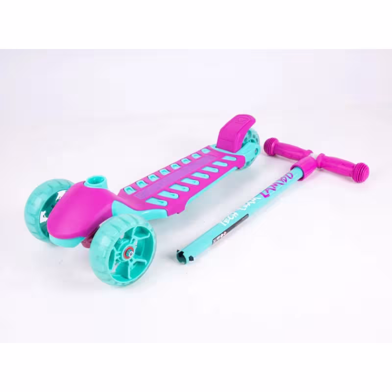 Самокат Tech Team Lambo, бирюзовый/розовый
