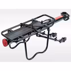 Багажник велосипедный Rapida HS-H022B на подседельный штырь и перья рамы, 24 - 29