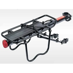 Багажник велосипедный Rapida HS-H022B на подседельный штырь и перья рамы, 24 - 29