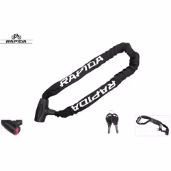 Замок противоугонный Rapida DR-3007, 5/1200 мм, черный