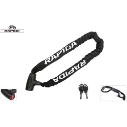 Замок противоугонный Rapida DR-3007, 5/1200 мм, черный