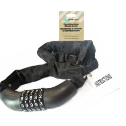 Замок противоугонный Rapida Adreama УТ00030380, 6/800 мм, черный