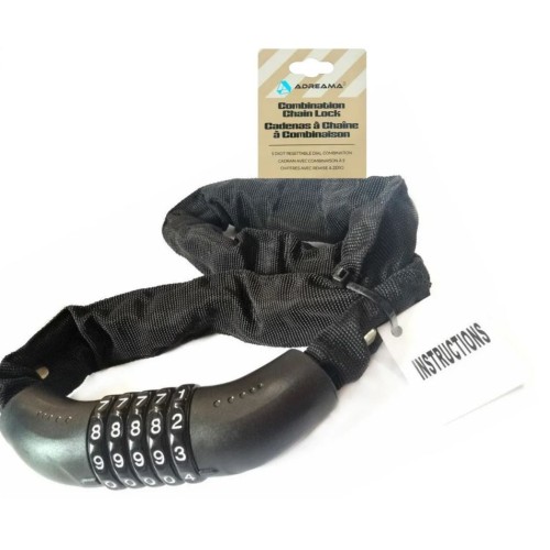 Замок противоугонный Rapida Adreama УТ00030380, 6/800 мм, черный