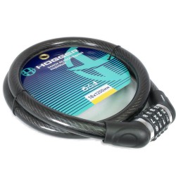 Замок противоугонный Hogger HG-101.707, 18/1200 мм, черный