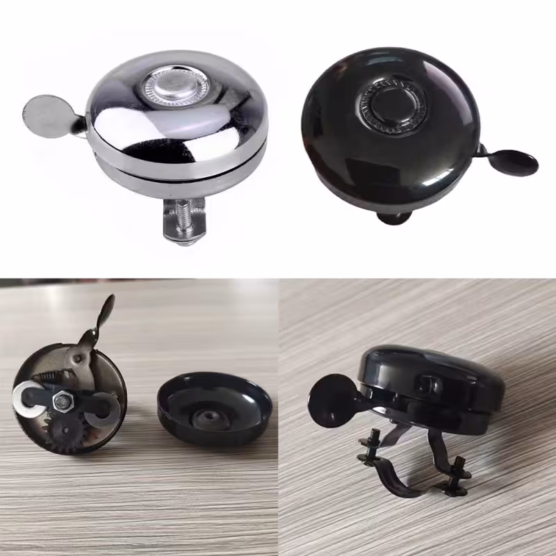 Звонок велосипедный Rapida Classic Black, D-54 мм, черный