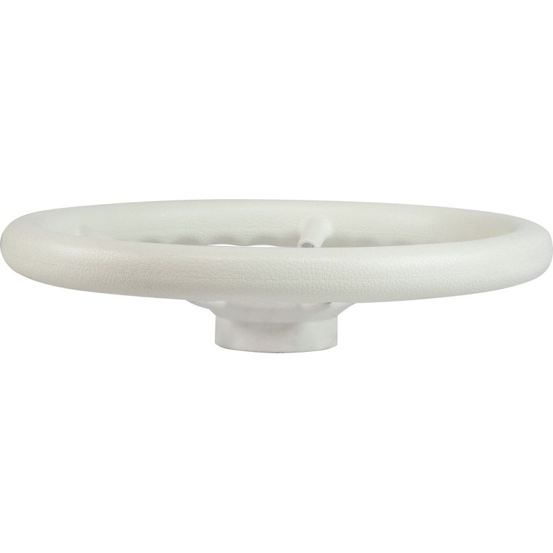 Колесо рулевое Volanti Luisi Riva RSL, белый, спицы серебряные, 360 мм