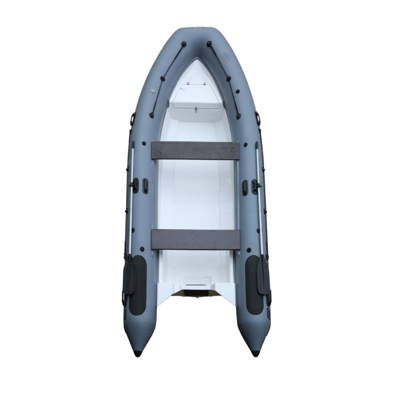 Лодка РИБ Навигатор 450R, оранжевый/черный