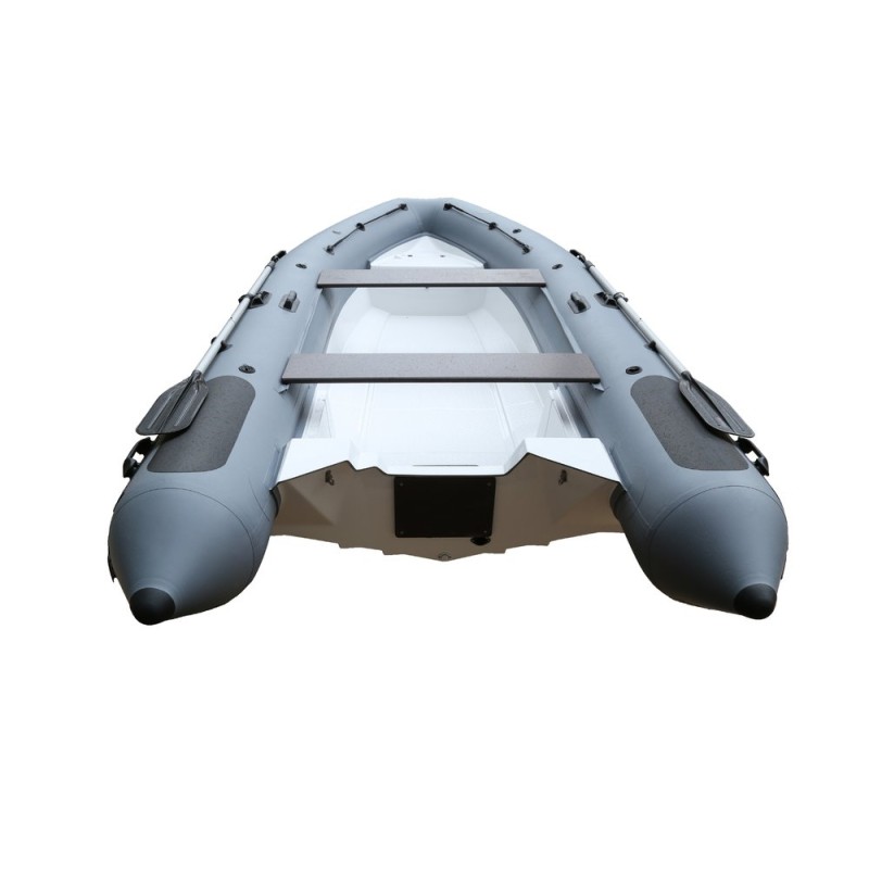 Лодка РИБ Навигатор 450R, оранжевый/черный