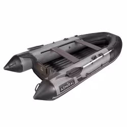 Лодка надувная ПВХ Адмирал  375S, НДНД, синий/черный