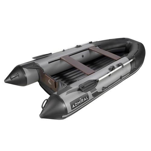 Лодка надувная ПВХ Адмирал  375S, НДНД, синий/черный