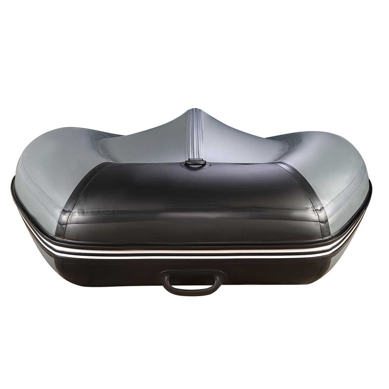 Лодка надувная ПВХ Адмирал 350, пайол фанерный, красный/черный