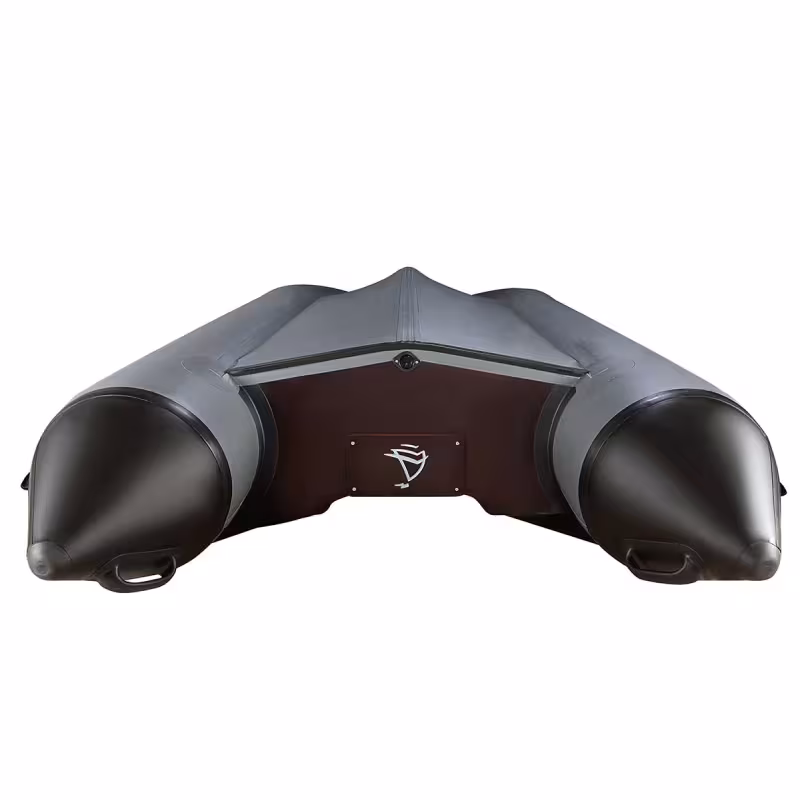 Лодка надувная ПВХ Адмирал 350, пайол фанерный, красный/черный