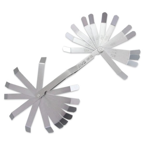 Набор щупов изогнутых для регулировки зазора AVS GB-26, 26 шт