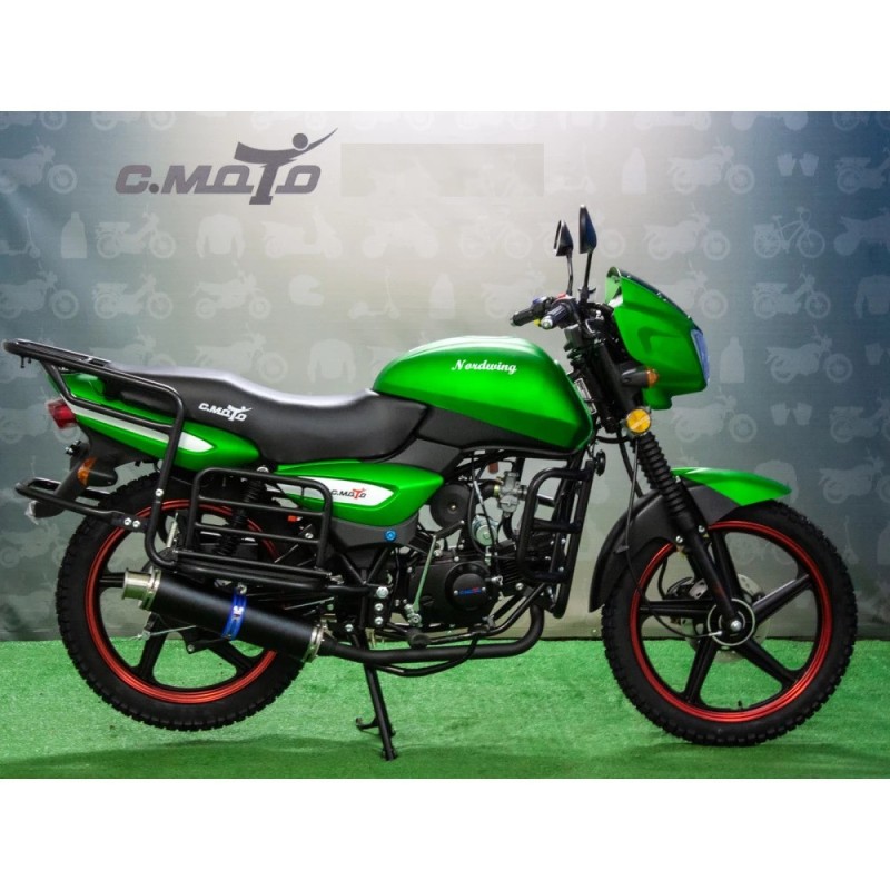 Мопед C.MOTO Nordwing, зеленый