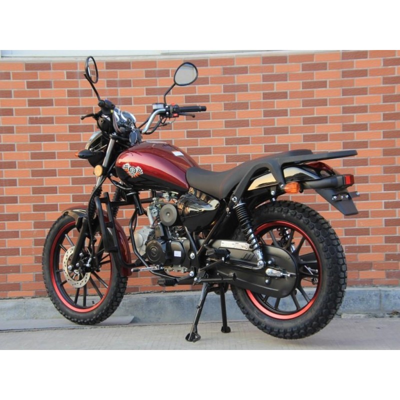 Мопед C.Moto Stingray, бордовый