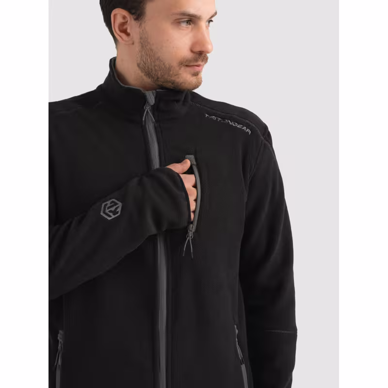 Костюм мужской Triton Gear Rich, ткань Флис, черный, размер 44-46, 170-176 см