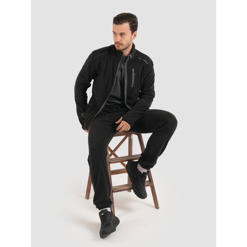 Костюм мужской Triton Gear Rich, ткань Флис, черный, размер 52-54, 170-176 см