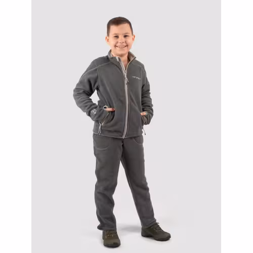 Костюм детский Triton Gear Rich, флис, серый, размер 32-34, 134-140 см