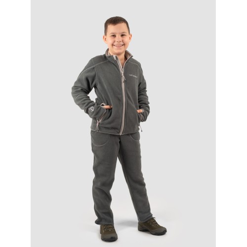 Костюм детский Triton Gear Rich, флис, серый, размер 36-38, 146-152 см