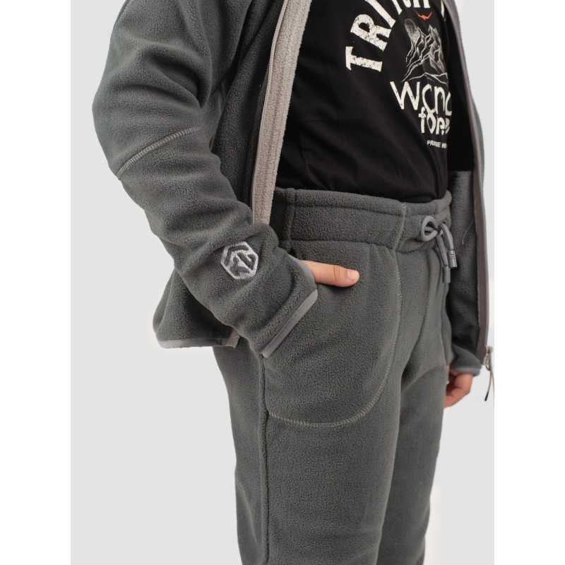 Костюм детский Triton Gear Rich, флис, серый, размер 40-42, 158-164 см