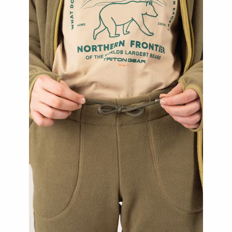 Костюм детский Triton Gear Rich, флис, хаки, размер 28-30, 122-128 см