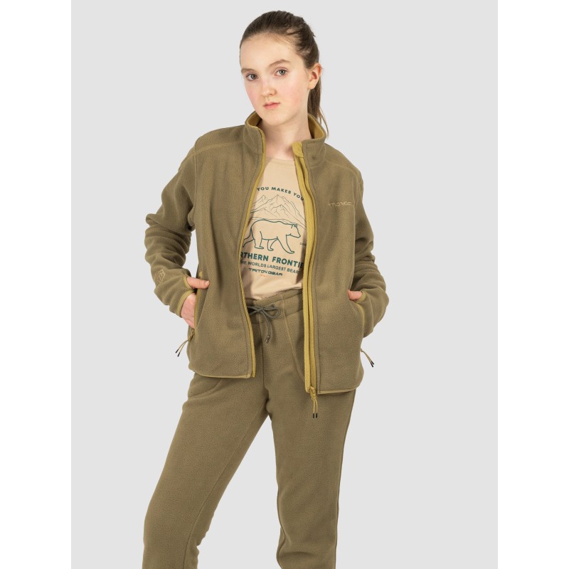 Костюм детский Triton Gear Rich, флис, хаки, размер 40-42, 158-164 см
