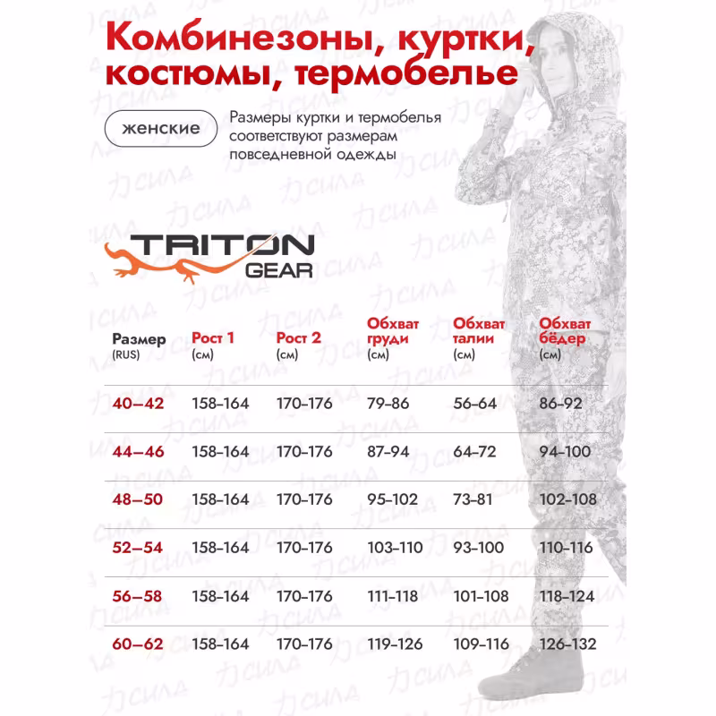 Костюм женский Triton Gear Rich, флис, черный, размер 44-46, 158-164 см
