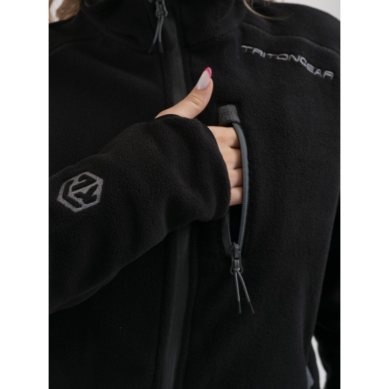 Костюм женский Triton Gear Rich, флис, черный, размер 44-46, 170-176 см