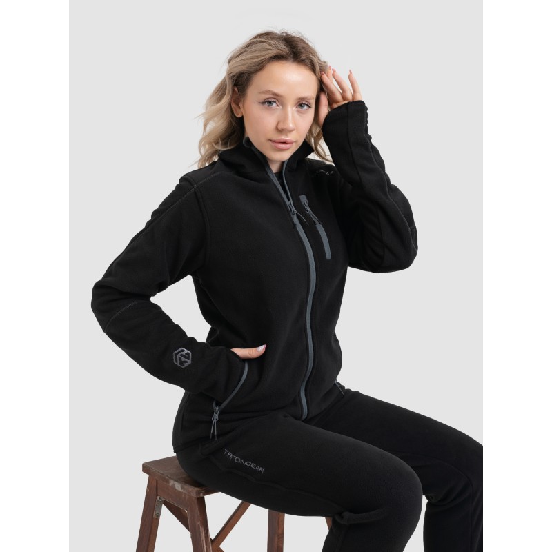 Костюм женский Triton Gear Rich, флис, черный, размер 48-50, 158-164 см