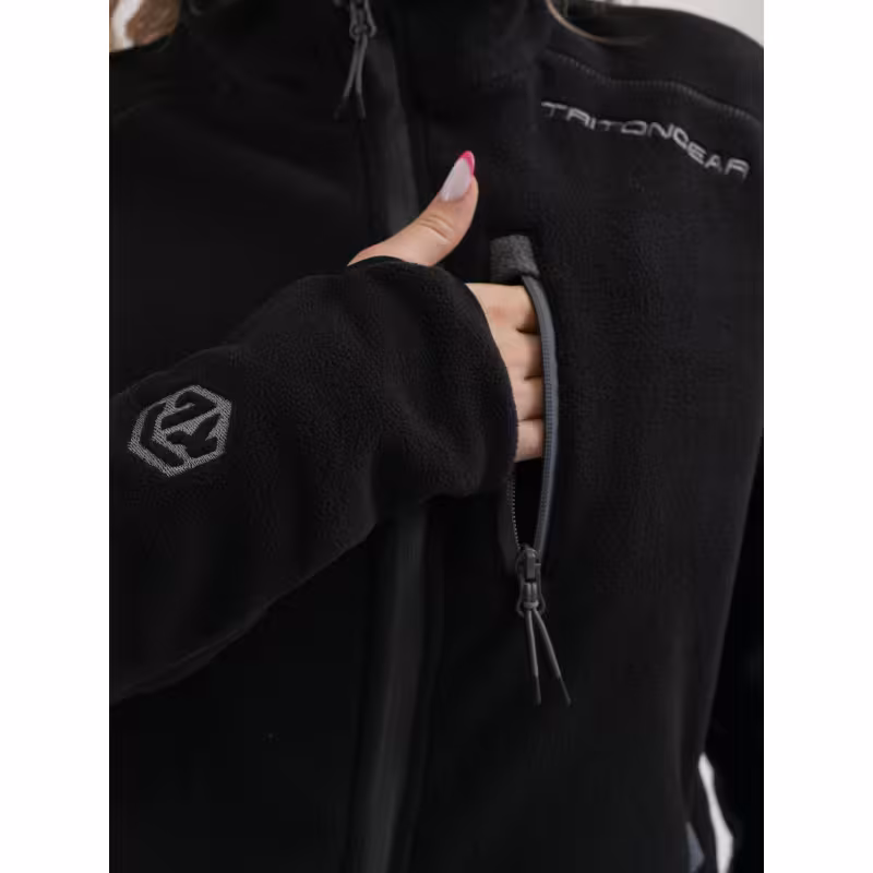 Костюм женский Triton Gear Rich, флис, черный, размер 48-50, 158-164 см