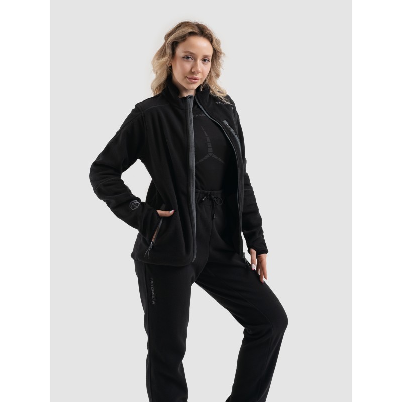 Костюм женский Triton Gear Rich, флис, черный, размер 52-54, 158-164 см