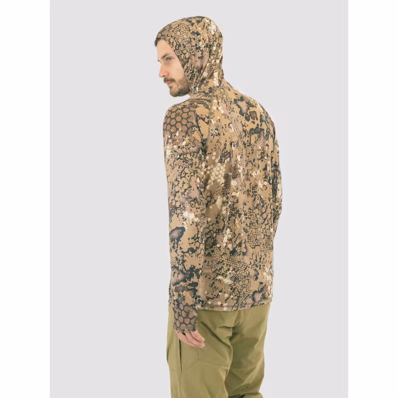 Джерси с капюшоном мужское Triton Gear Pro Duck Hunter, ткань InterLock, коричневый, размер 44-46