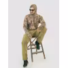 Джерси с капюшоном мужское Triton Gear Pro Duck Hunter, ткань InterLock, коричневый, размер 44-46