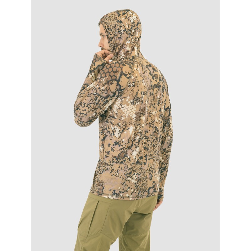 Джерси с капюшоном мужское Triton Gear Pro Duck Hunter, ткань InterLock, коричневый, размер 52-54