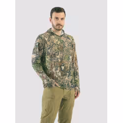 Джерси с капюшоном мужское Triton Gear  Forest Green, ткань InterLock, зеленый, размер 44-46