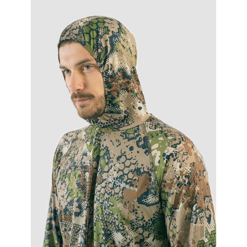 Джерси с капюшоном мужское Triton Gear  Forest Green, ткань InterLock, зеленый, размер 44-46