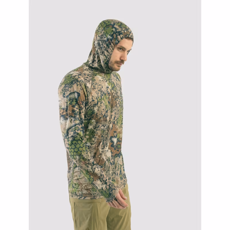 Джерси с капюшоном мужское Triton Gear  Forest Green, ткань InterLock, зеленый, размер 44-46