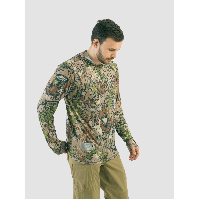 Джерси с капюшоном мужское Triton Gear Forest Green, ткань InterLock, зеленый, размер 48-50